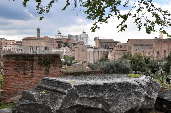 Ανασκαφές στη Ρωμαϊκή Αγορά, Ρώμη, Ιταλία — Φωτογραφία Αρχείου