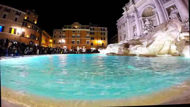 Trevi fountain, Rome, Italy — Stock Video