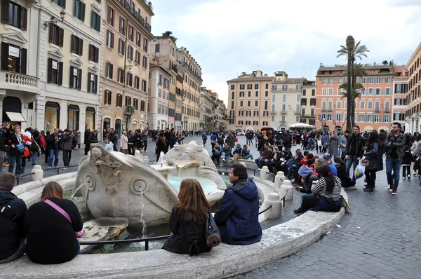 Piazza di spagna, Roma, İtalya — Stok fotoğraf