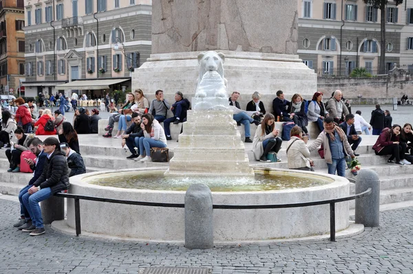 Piazza del Popolo, Roma, Itália — Fotografia de Stock