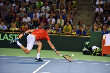 Tenisçi iş başında