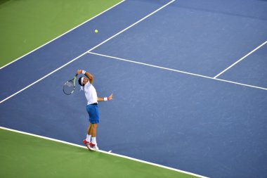 Tenisçi iş başında