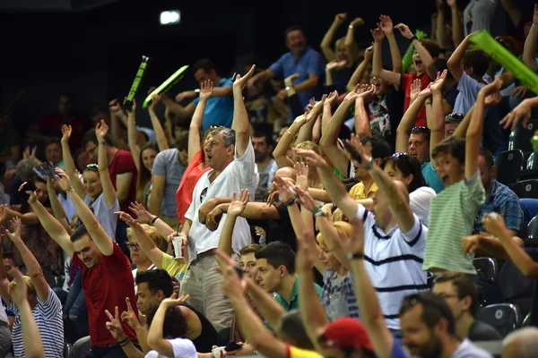 Acclamations à un match de tennis — Photo