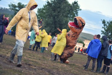 Yağışlı gün bir Müzik Festivali