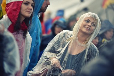 Yağışlı gün bir Müzik Festivali