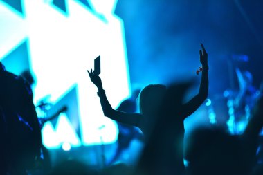 Kalabalığı eğlendirmekten canlı konser