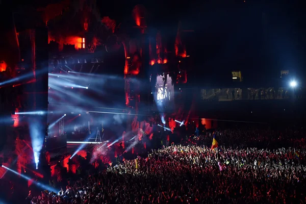 DJ Fedde Le Grand sahnede canlı performans — Stok fotoğraf