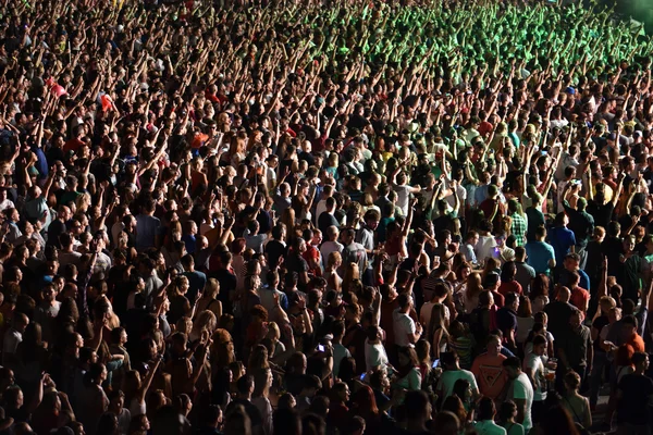 Multitud en concierto — Foto de Stock