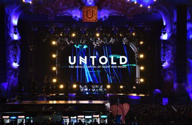 Kalabalık, binlerce insan Müzik Festivali