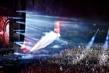 DJ Sahne Alanı'nda karıştırma Afrojack
