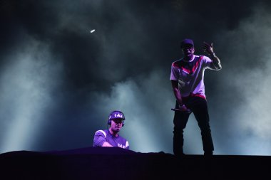 DJ Sahne Alanı'nda karıştırma Afrojack
