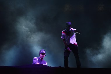 DJ Sahne Alanı'nda karıştırma Afrojack