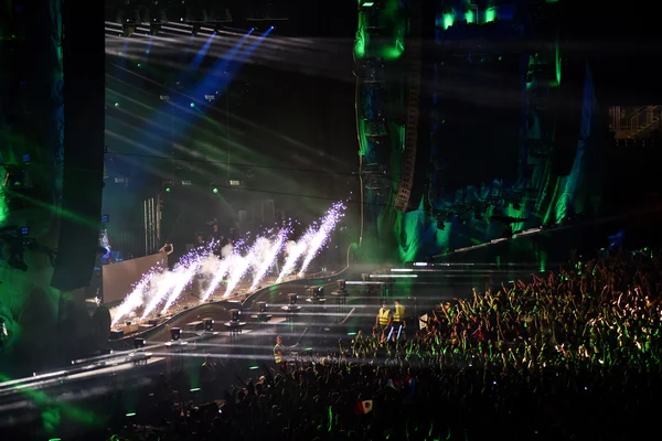DJ Fedde Le Grand występów na żywo, na scenie — Zdjęcie stockowe