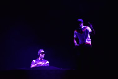 DJ Sahne Alanı'nda karıştırma Afrojack