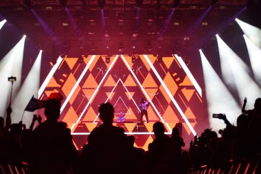 DJ Sahne Alanı'nda karıştırma Afrojack