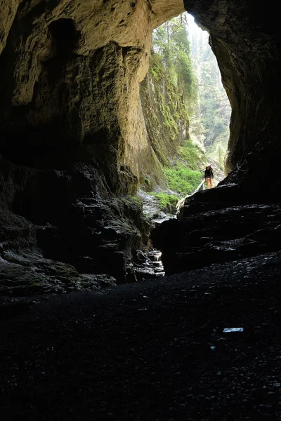 Ingången till en grotta — Stockfoto