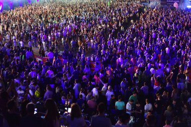 Kişilik konser, parti kalabalık