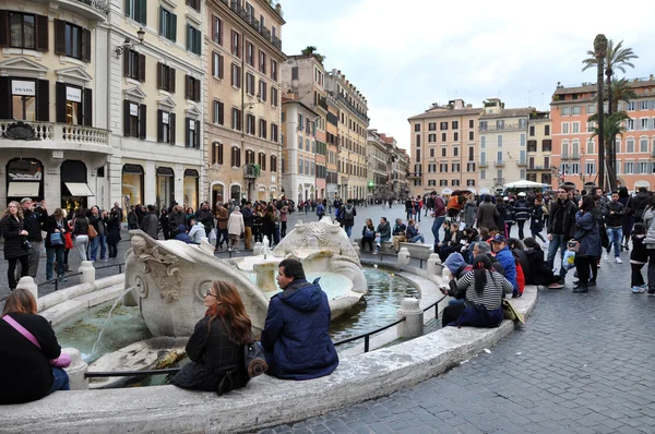 Piazza di spagna, Roma, İtalya — Stok fotoğraf