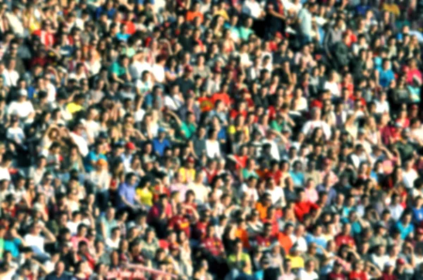 Blurred Crowd Spectators Stadium — Stock Photo, Image