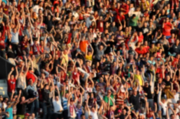 Blurred Crowd Spectators Stadium — Stock Photo, Image