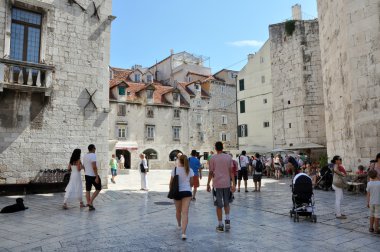 split, Hırvatistan'ın eski şehirde