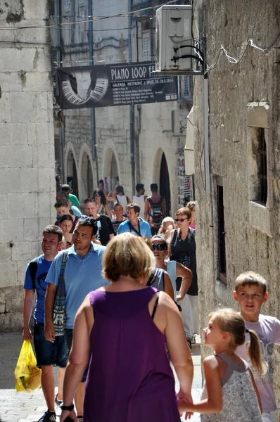 Split, Hırvatistan eski şehirde (stari grad) — Stok fotoğraf