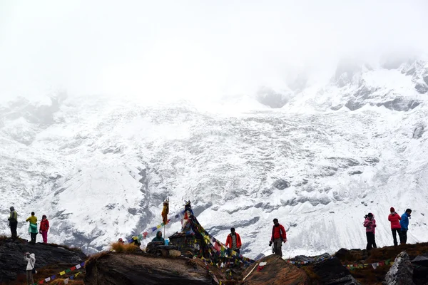 Campo base de Annapurna, Nepal — Fotografia de Stock
