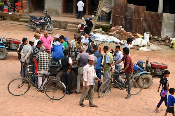 Sacrificio di animali in Nepal — Foto Stock