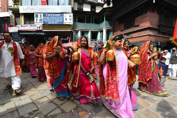 Hindu celebration in Nepal — Stock Photo, Image