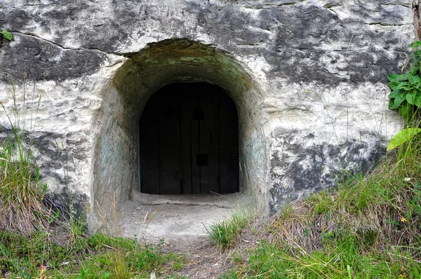 Traditional wine cellars sculpted in rock