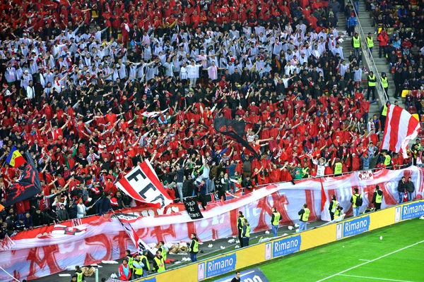 Soccer fans — Stock Photo, Image