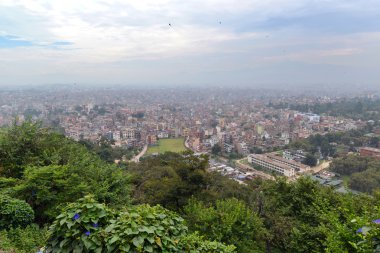 Katmandu kenti swayambhunath Tapınağı
