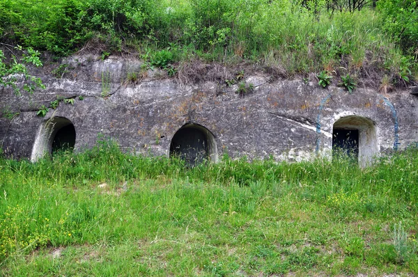 Traditional wine cellars in Romania — Stock Photo, Image