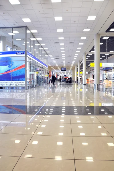 Міжнародний аеропорт Шереметьєво, Москва, Росія — стокове фото