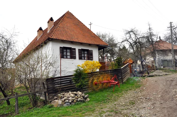 Casa rural en un pueblo de Transilvania — Foto de Stock