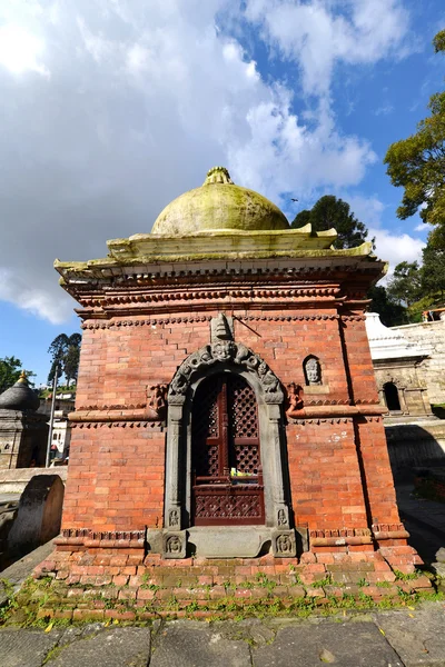 Ljuslykta templet och helgedom i Pashupatinath, Nepal — Stockfoto