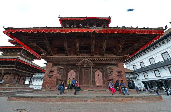 Kathmandu Unesco edifícios antes do terremoto, Nepal — Fotografia de Stock