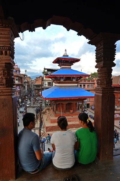 Kathmandu Unesco bangunan sebelum gempa bumi, Nepal — Stok Foto