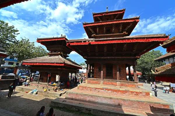 Katmandu Unesco binalar deprem, Nepal önce — Stok fotoğraf