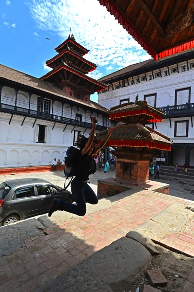 Kathmandu Unesco buildings before the earthquake, Nepal — Stock Photo, Image