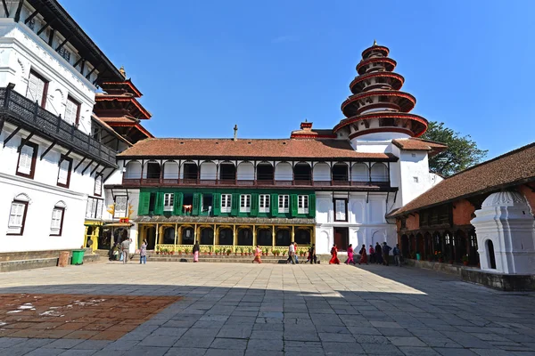 Kathmandu Unesco edifícios antes do terremoto, Nepal — Fotografia de Stock