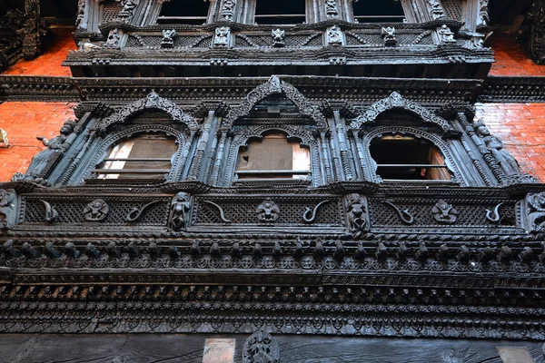 Katmandú Edificios de la Unesco antes del terremoto, Nepal — Foto de Stock