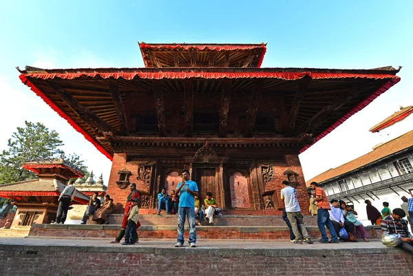 Katmandu Unesco binalar deprem, Nepal önce — Stok fotoğraf