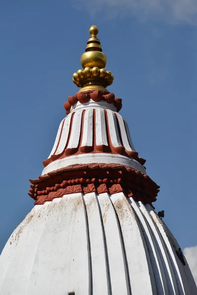Starożytnej świątyni hinduskiej w Pashupatinath przed trzęsieniem ziemi, — Zdjęcie stockowe