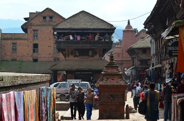 Architettura patrimonio Unesco di Bhaktapur, Kathmandu, Nepal — Foto Stock