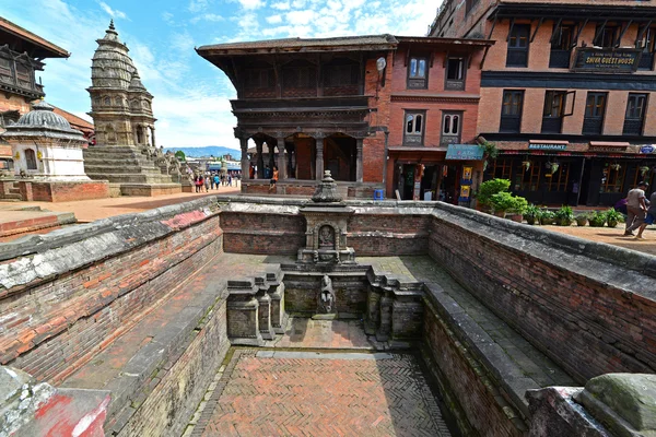 UNESCO heritage arkitekturen i Bhaktapur, Katmandu, Nepal — Stockfoto