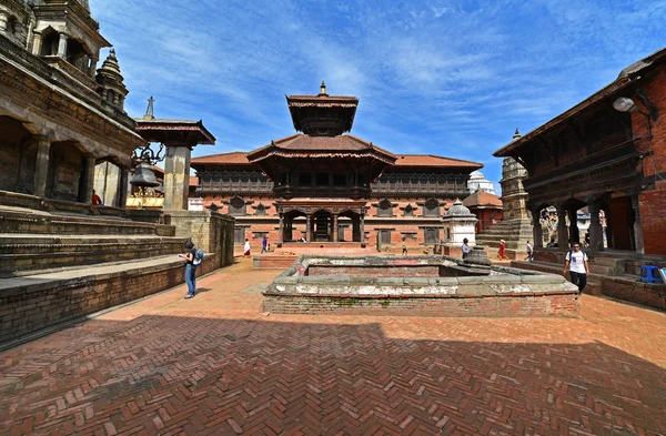 Architektura dziedzictwa UNESCO Bhaktapur, Kathmandu, Nepal — Zdjęcie stockowe