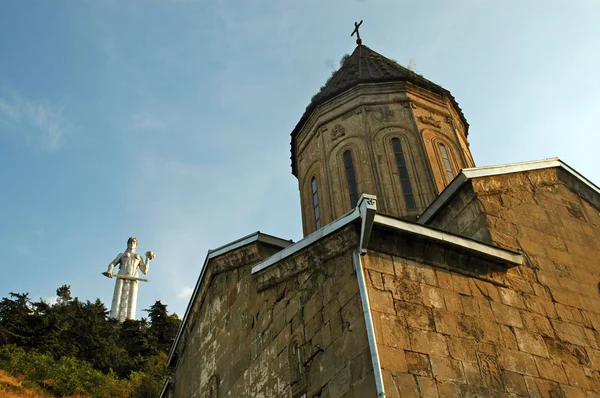 Staty av Moder Georgien i Tbilisi — Stockfoto