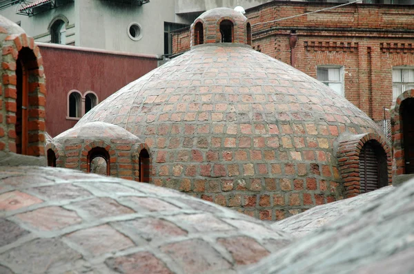 Abanotubani alan, Georgia Tiflis hamamları kükürt — Stok fotoğraf