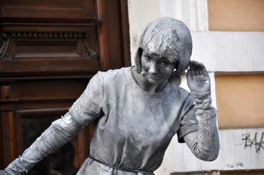 Beeldje Living Statues the World Champions of Living Statues clipart